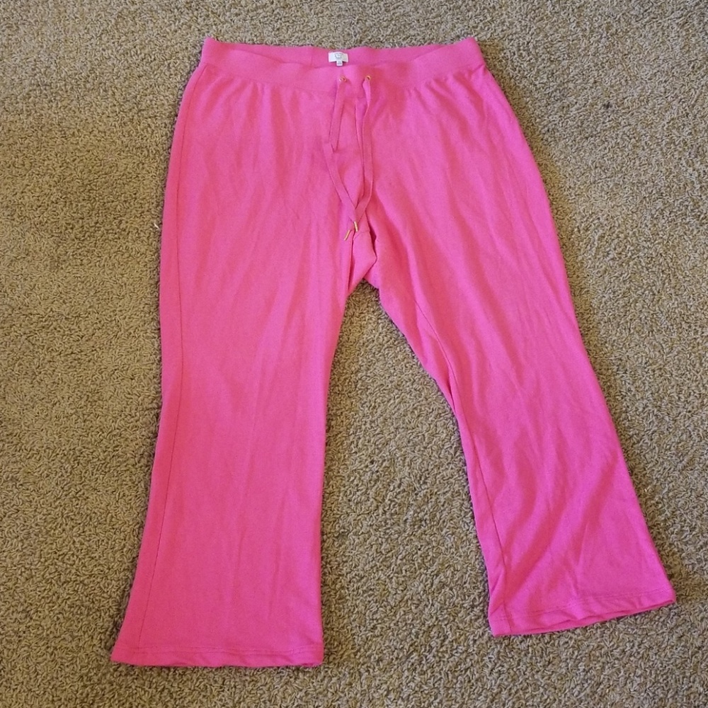 Crown &Ivy Beach Woman Pink Jogging Pants
